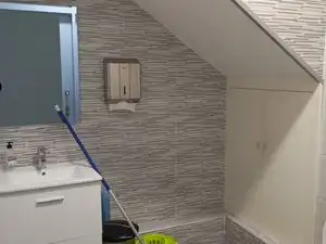 Bany de Local de lloguer en Barcelona amb Aire condicionat i Parquet