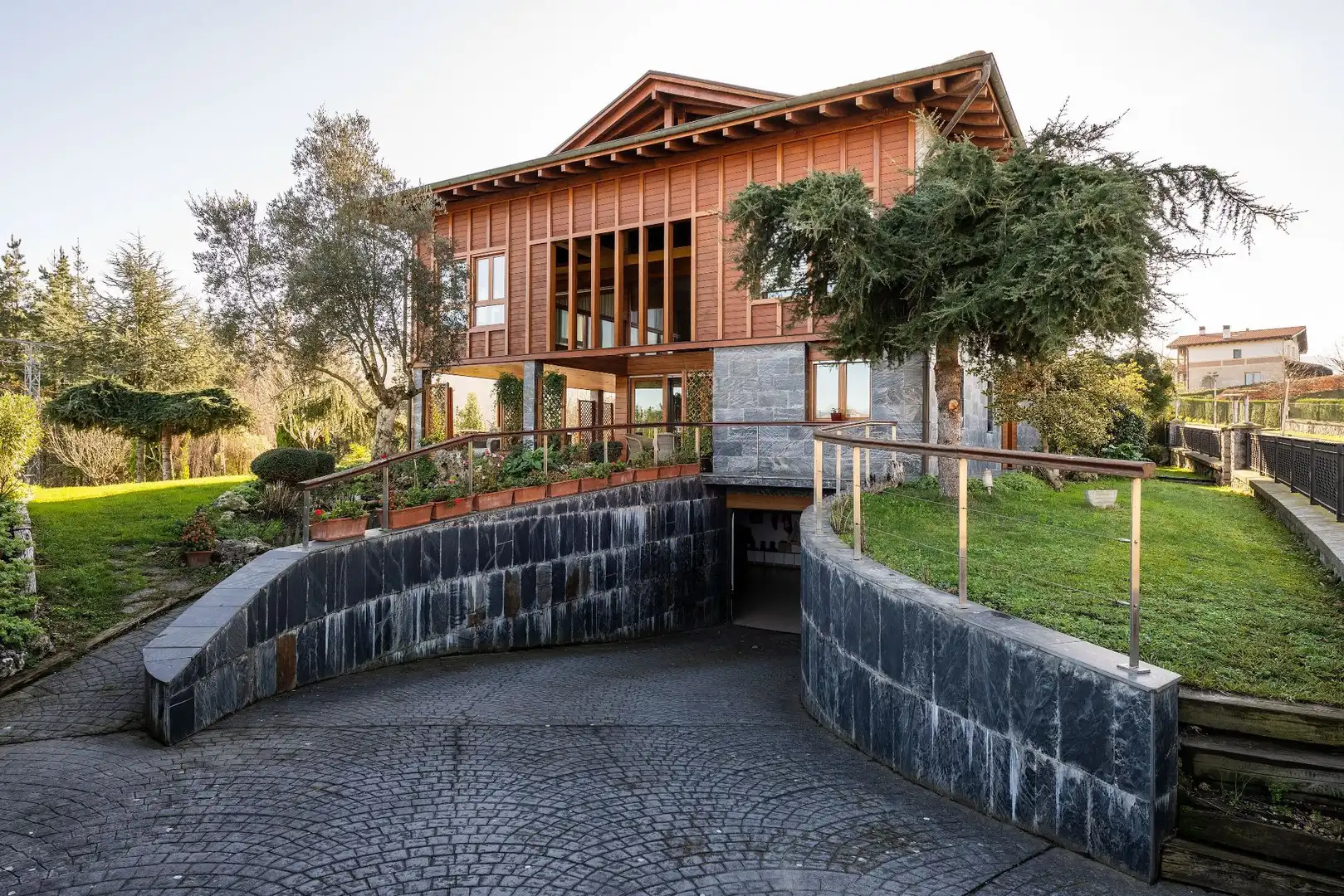 Vista exterior de Casa o chalet en venta en Olaberria con Calefacción, Jardín privado y Terraza