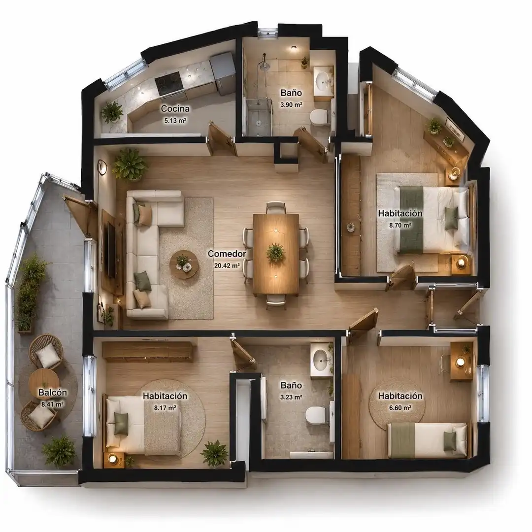Flat for sale in Elche / Elx  with Air Conditioner, Heating and Private garden