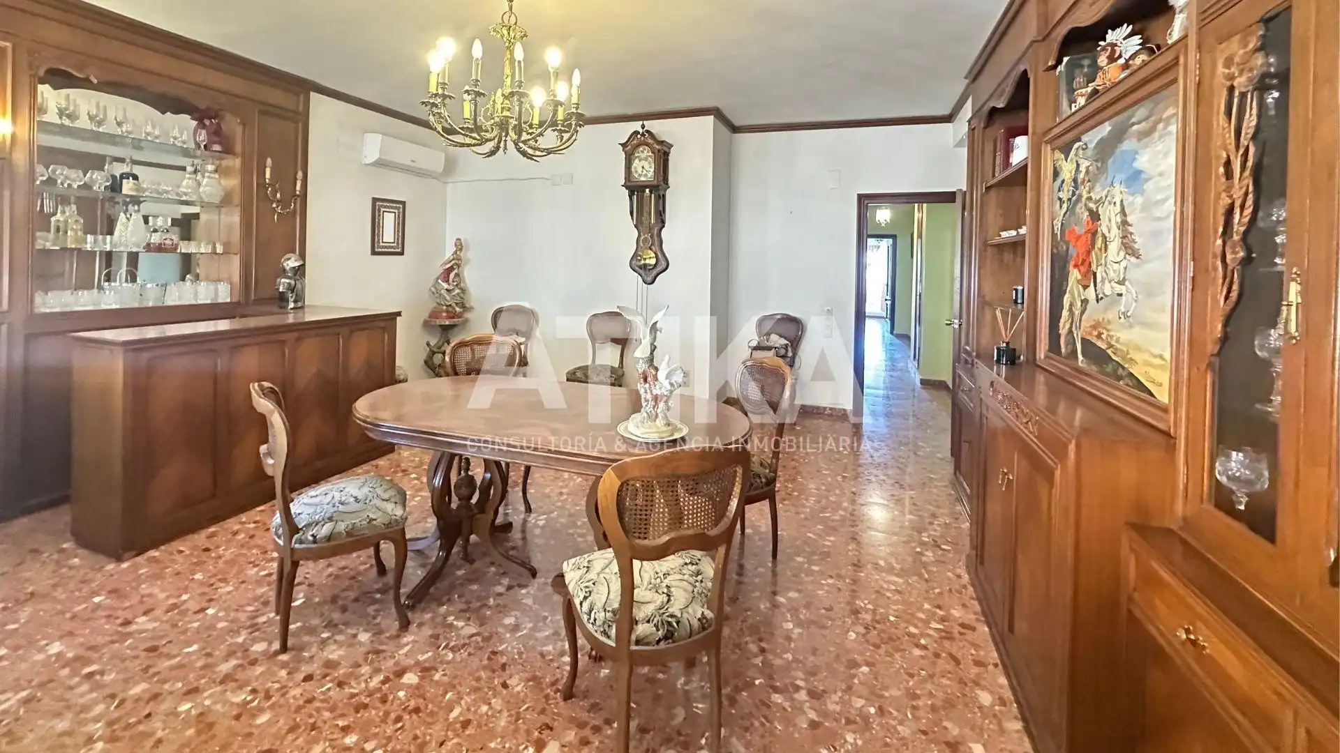 Dining room of Flat for sale in Agullent  with Air Conditioner, Terrace and Storage room
