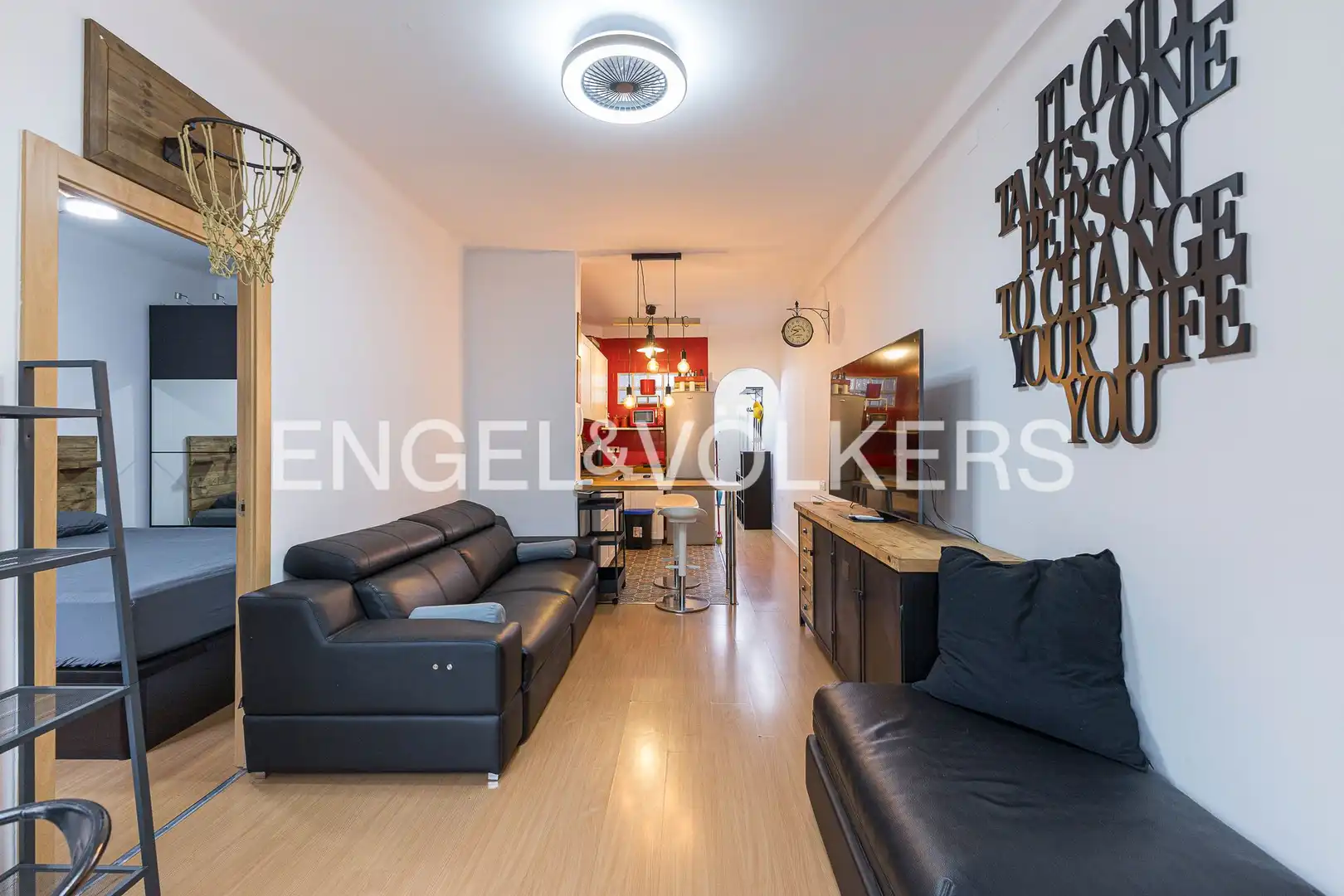 Sala d'estar de Pis de lloguer en Gràcia