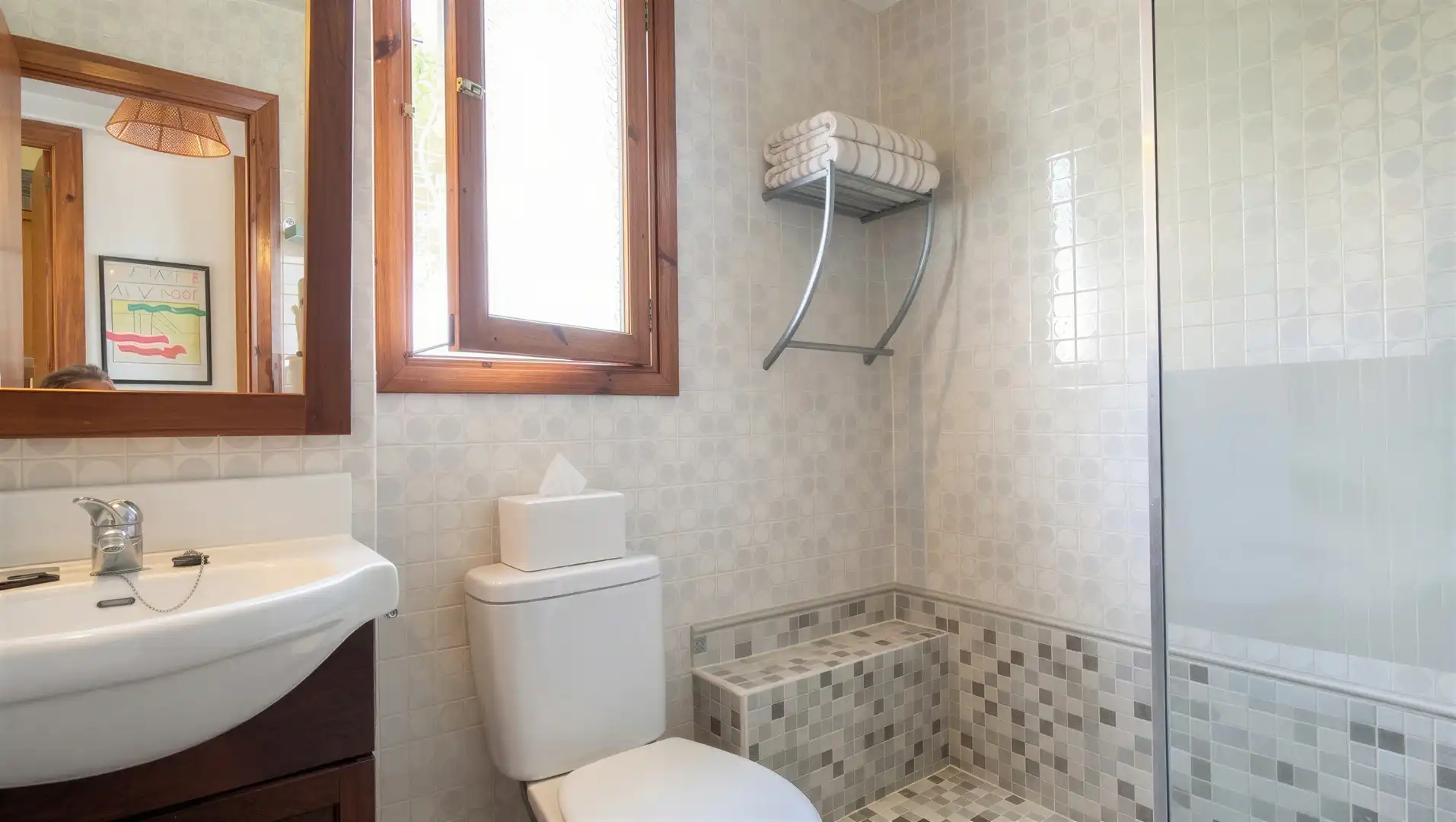 Bany de Apartament en venda en  Palma de Mallorca amb Aire condicionat, Terrassa i Traster