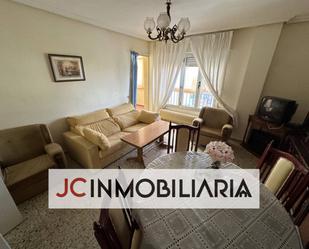 Living room of Flat for sale in Mayorga  with Heating, Terrace and Furnished