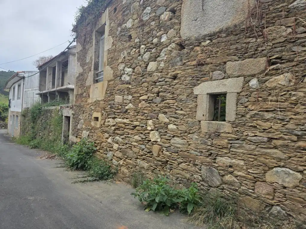 Vista exterior de Casa o chalet en venta en Lousame con Jardín privado