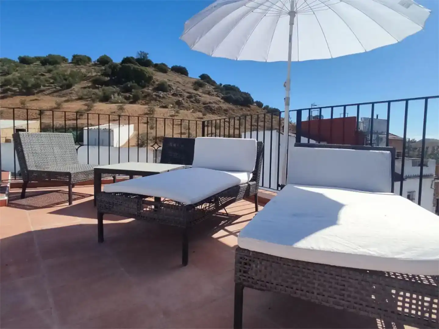 Terrassa de Casa adosada en venda en Pruna amb Balcó