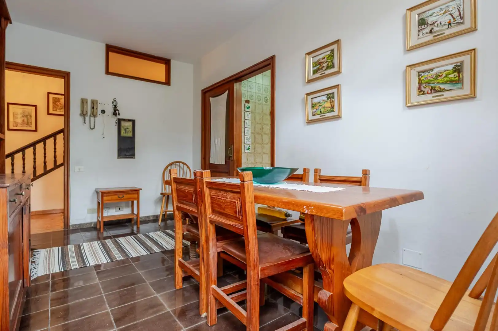 Menjador de Casa adosada en venda en Las Palmas de Gran Canaria amb Jardí privat, Parquet i Terrassa