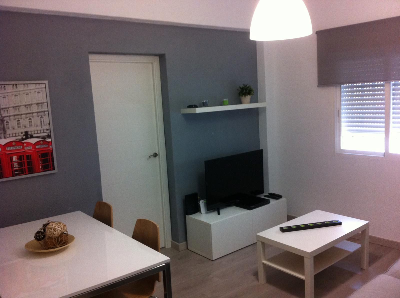 Sala de estar de Piso para compartir en San Vicente del Raspeig / Sant Vicent del Raspeig con Parquet, Amueblado y Horno