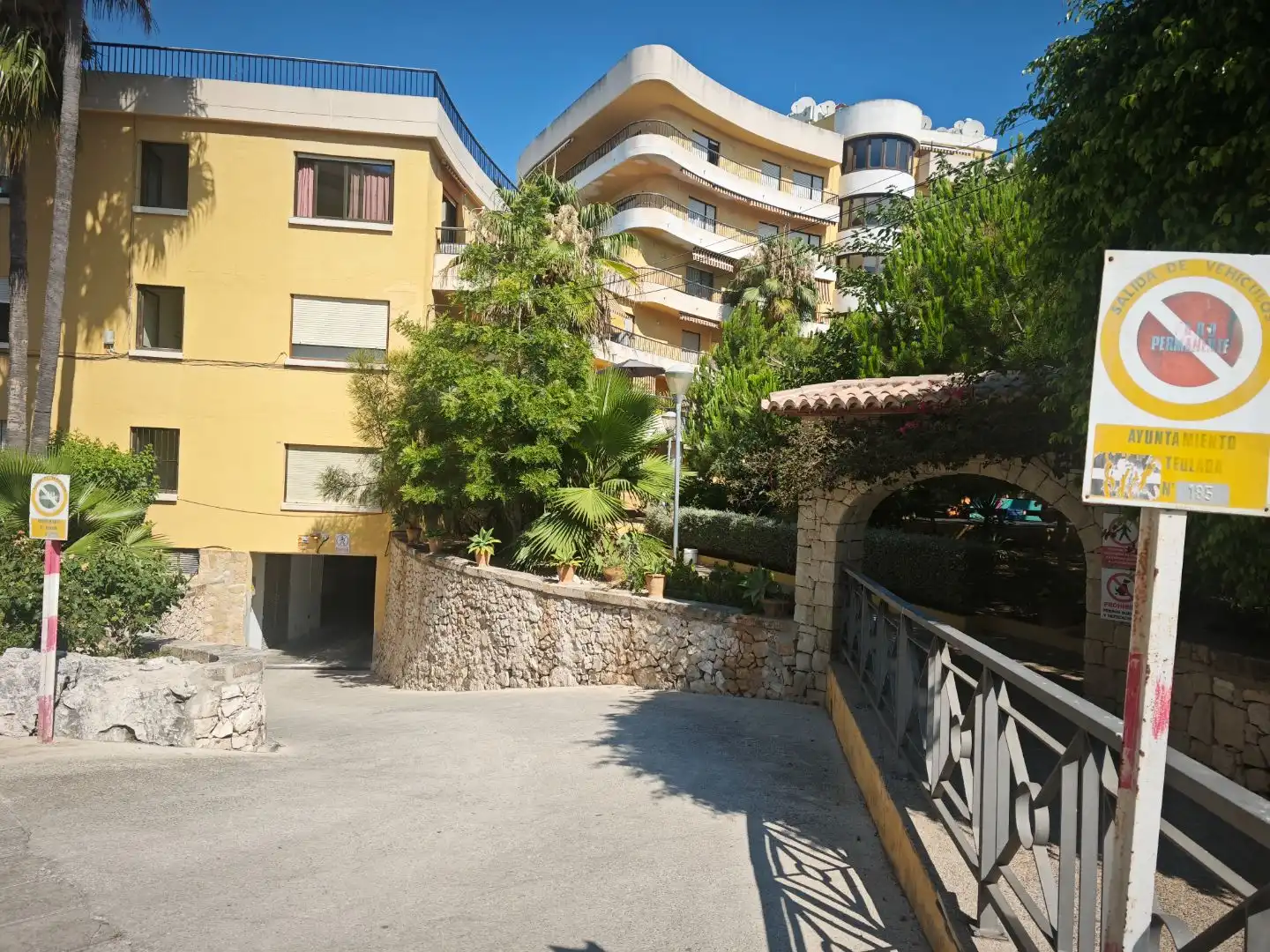 Vista exterior de Garaje en venta en Moraira