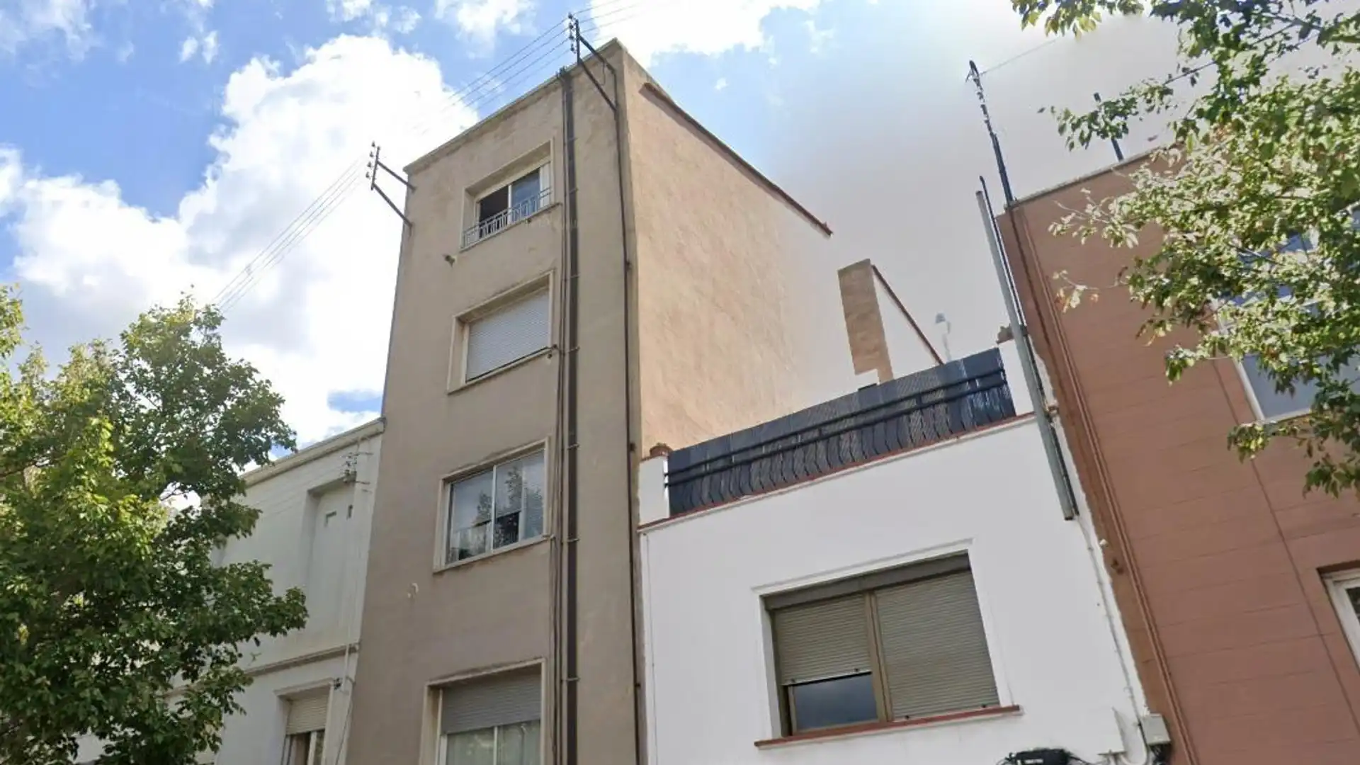 Vista exterior de Piso en venta en Terrassa