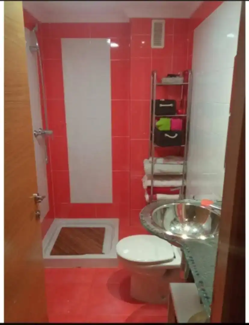 Bathroom of Flat for sale in Caudete  with Air Conditioner and Balcony