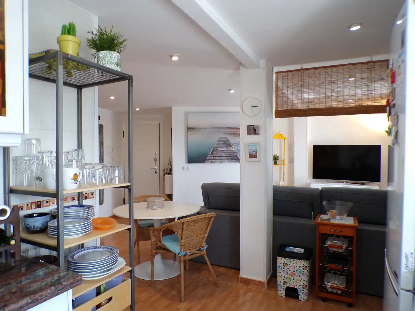 Wohnzimmer von Wohnungen zum Verkauf in Cullera mit Terrasse, Möbliert und Ofen