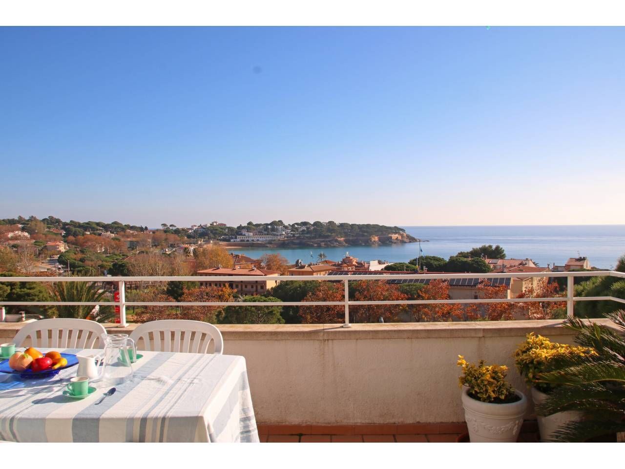 Terrace of Flat for sale in Sant Feliu de Guíxols  with Heating, Terrace and Storage room