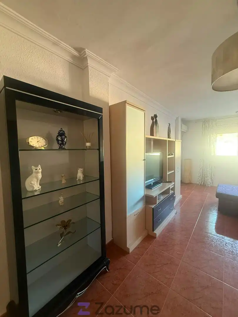 Wohnzimmer von Wohnung zur Miete in Huelva mit Klimaanlage, Möbliert und Ofen