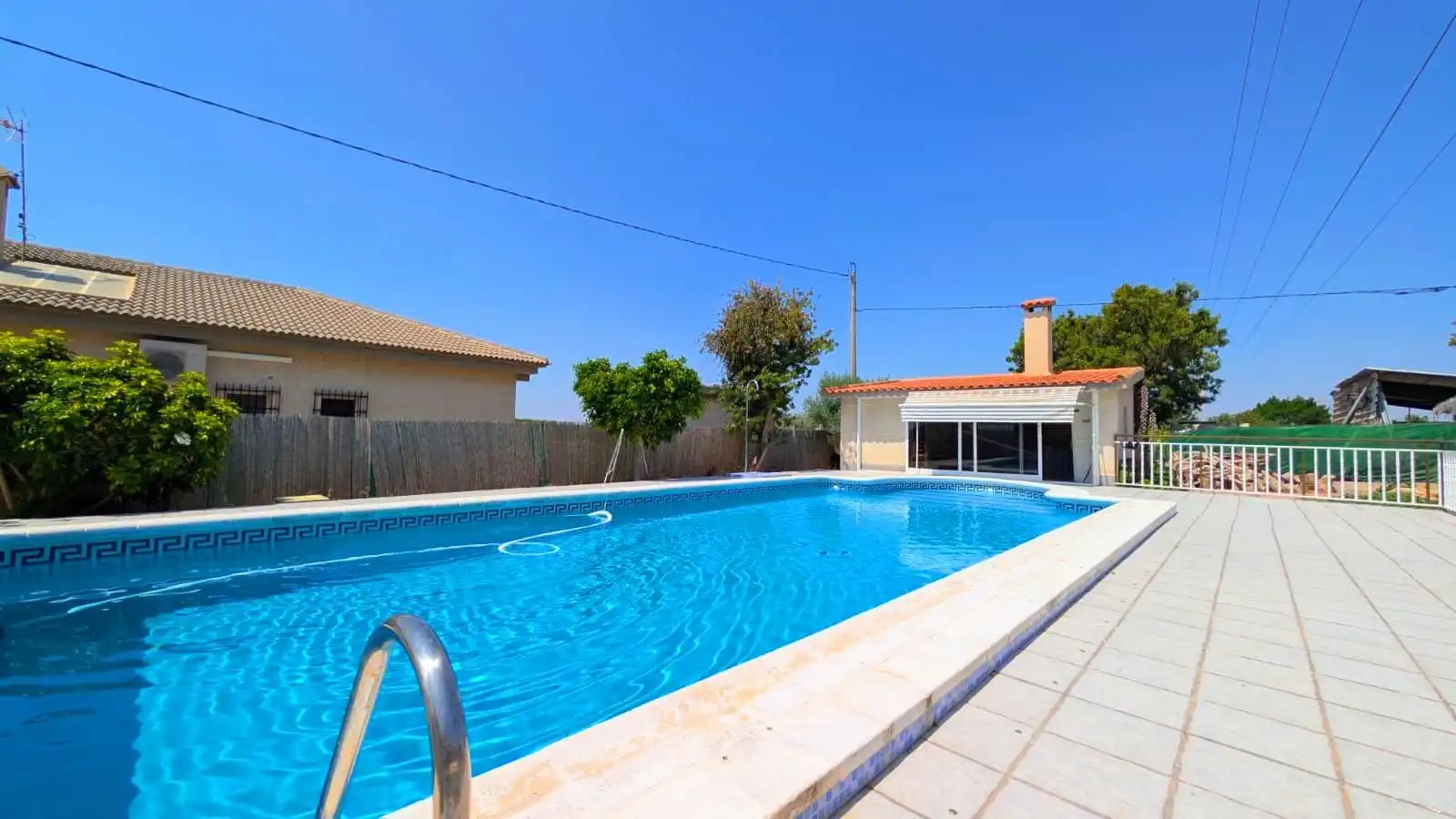 Piscina de Casa o xalet en venda en Elche / Elx amb Aire condicionat, Calefacció i Jardí privat