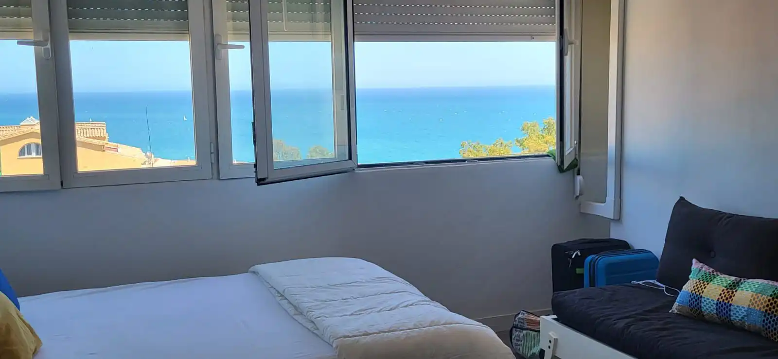 Dormitori de Estudi de lloguer en Benalmádena amb Aire condicionat, Moblat i Rentadora