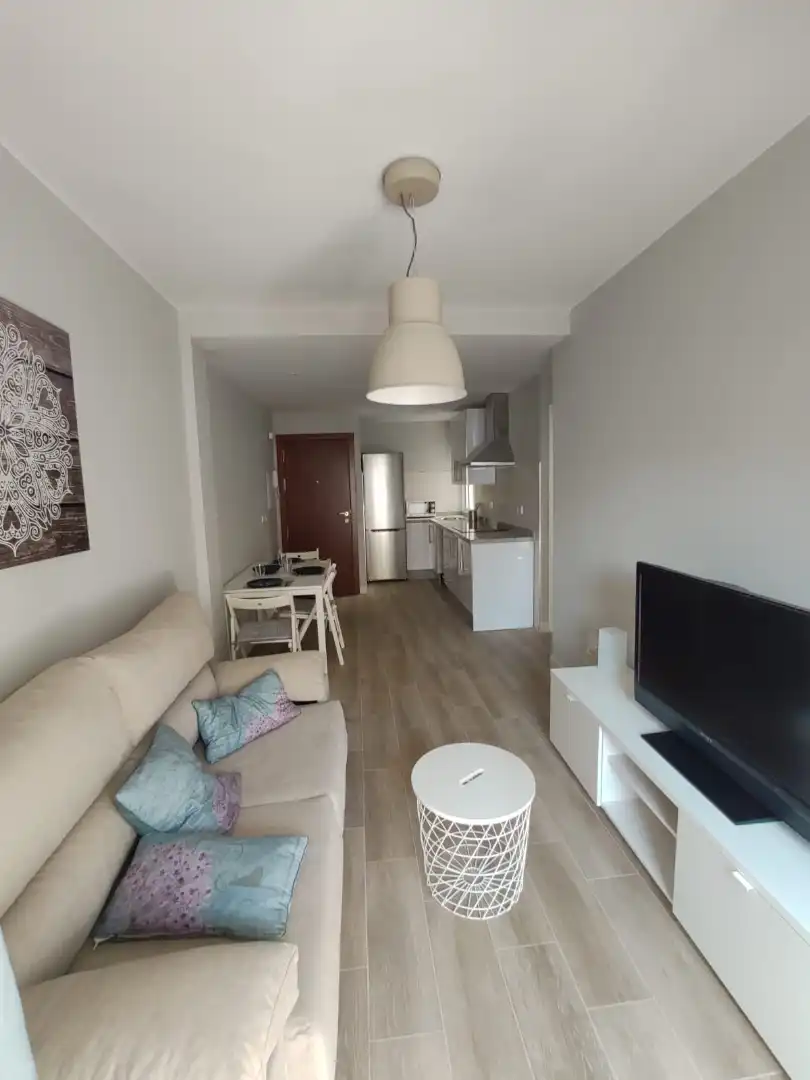 Sala de estar de Piso para compartir en Sevilla con Aire acondicionado, Amueblado y Horno