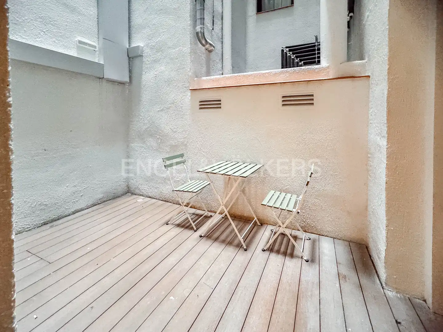 Terrace of Flat for rent in Barcelona  with Air Conditioner, Heating and Parquet flooring