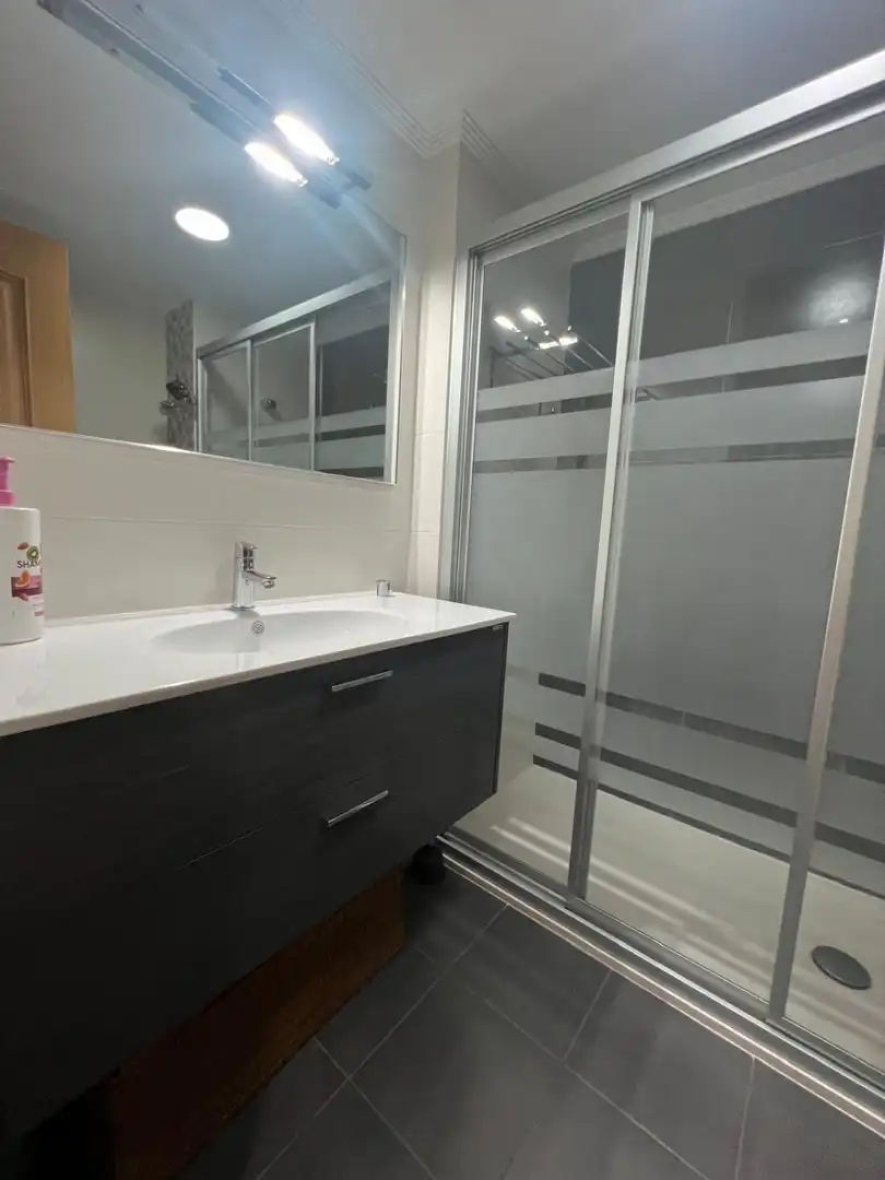 Baño de Piso de alquiler en  Pamplona / Iruña con Calefacción, Parquet y Amueblado