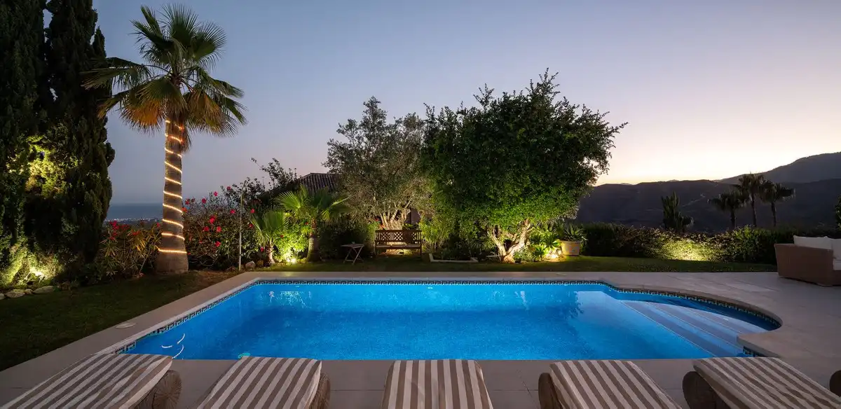 Swimming pool of Commercial properties for sale in Istán, Málaga