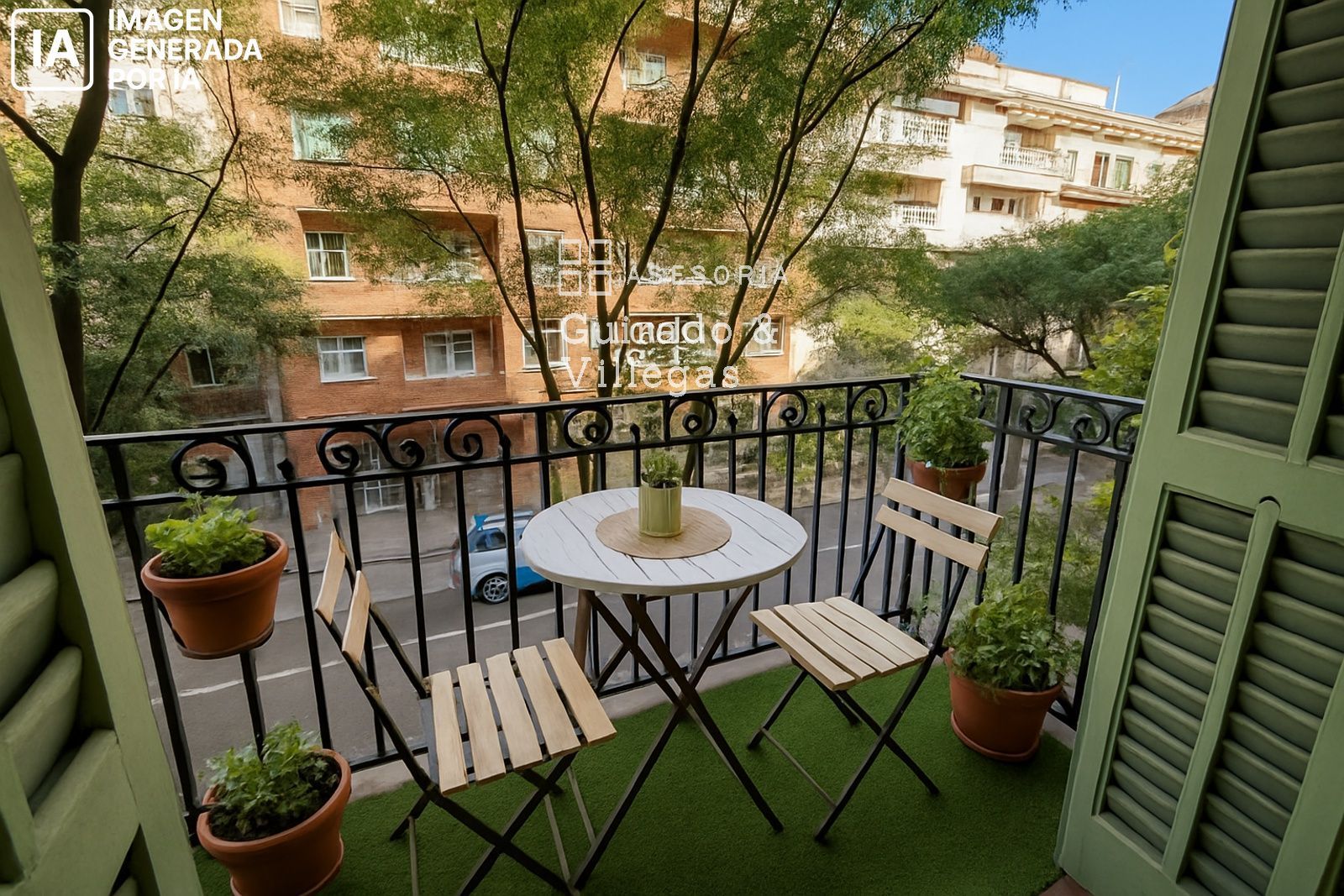 Balcony of Flat for sale in  Barcelona Capital  with Air Conditioner, Parquet flooring and Terrace