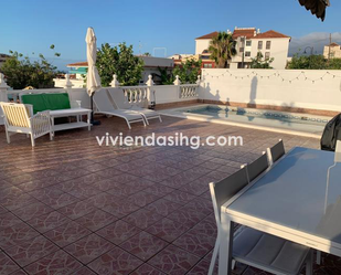 Terrace of House or chalet for sale in Los Realejos  with Terrace, Swimming Pool and Furnished