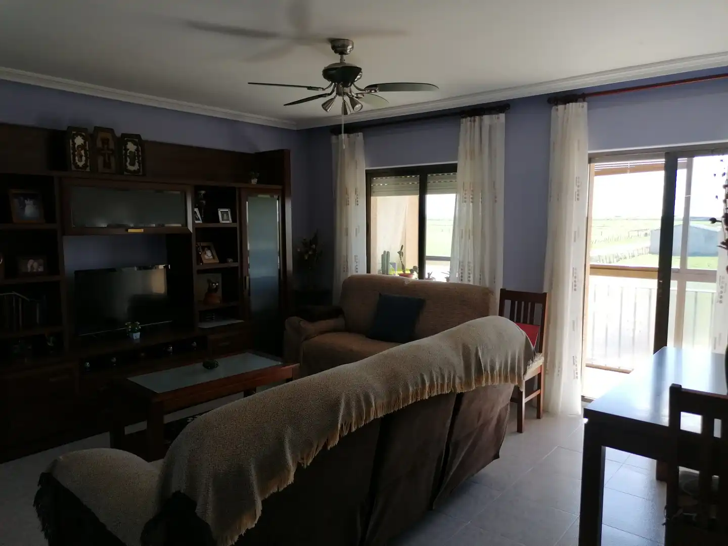 Living room of Flat for sale in La Fuente de San Esteban   with Heating, Terrace and Balcony