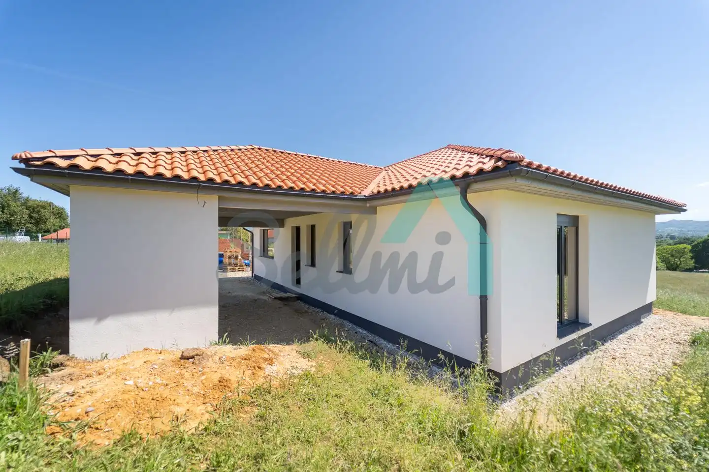 Vista exterior de Casa o xalet en venda en Siero amb Calefacció, Jardí privat i Terrassa