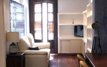 Living room of Apartment for sale in Bilbao   with Heating, Furnished and Balcony