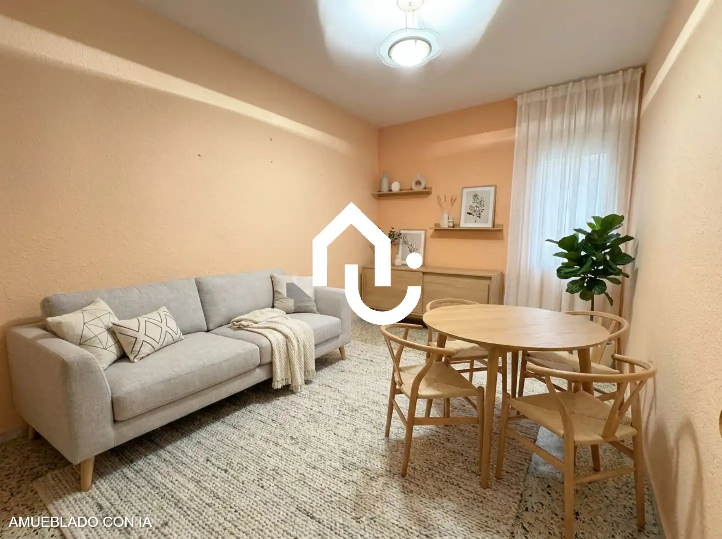 Sala de estar de Piso en venta en Santa Coloma de Gramenet con Terraza