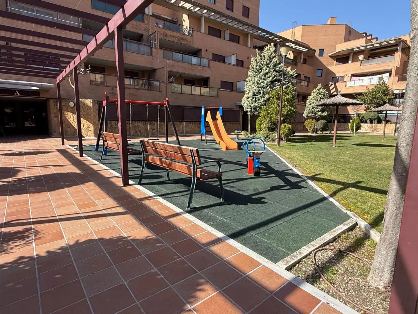 Terrasse von Wohnung zum Verkauf in Yebes mit Heizung, Terrasse und Abstellraum