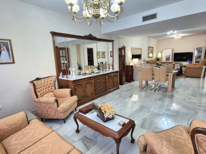 Living room of Single-family semi-detached for sale in Badajoz Capital  with Air Conditioner, Heating and Private garden