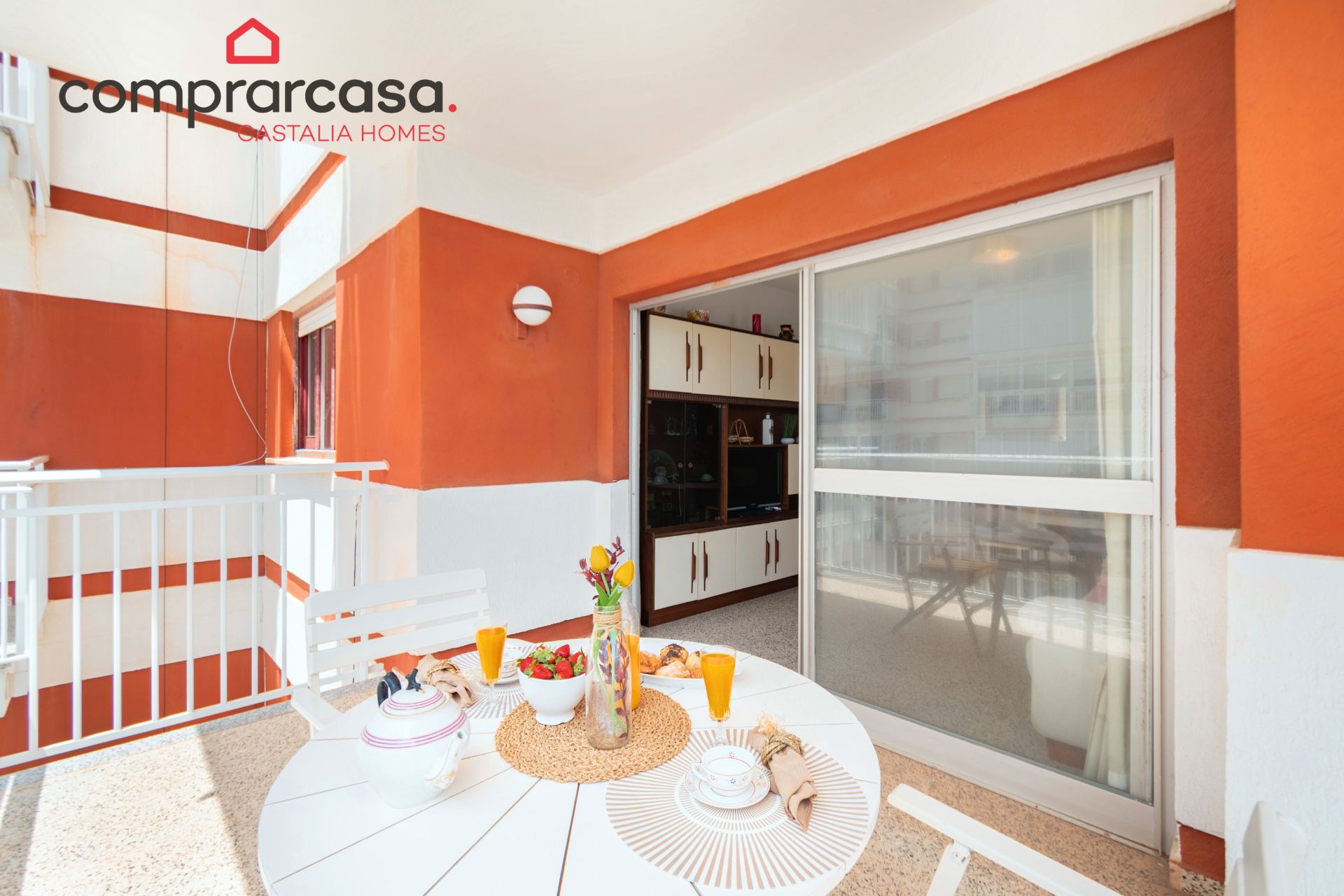 Terrace of Apartment for sale in Benicasim / Benicàssim  with Private garden, Terrace and Balcony
