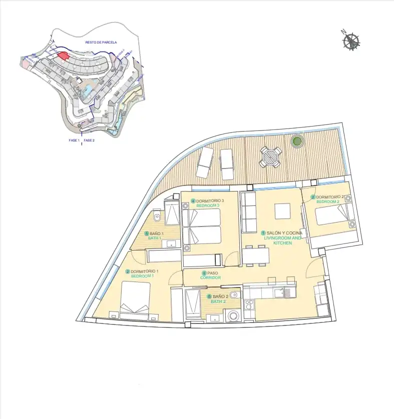 Mini appartamento con terrazza in vendita a Isla del Fraile, imagen 46