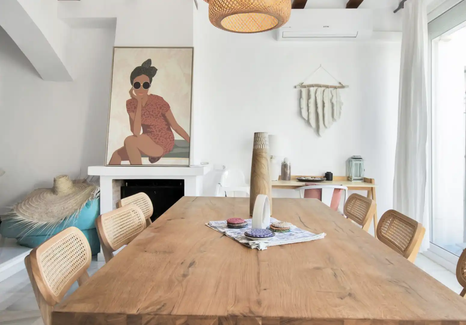 Comedor de Casa adosada en venta en Marbella con Aire acondicionado, Jardín privado y Terraza