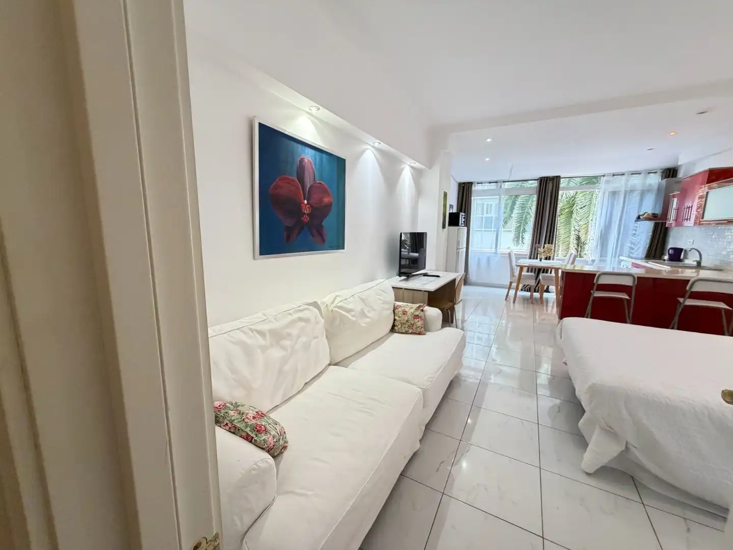 Sala de estar de Estudio en venta en Puerto de la Cruz con Amueblado