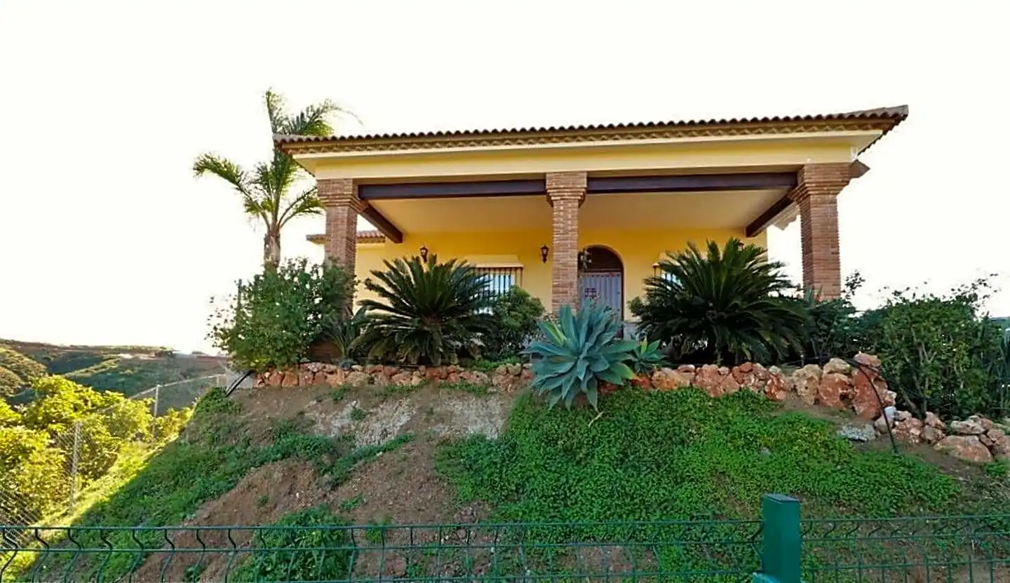 Vista exterior de Casa o chalet de alquiler en Mijas con Aire acondicionado, Jardín privado y Terraza
