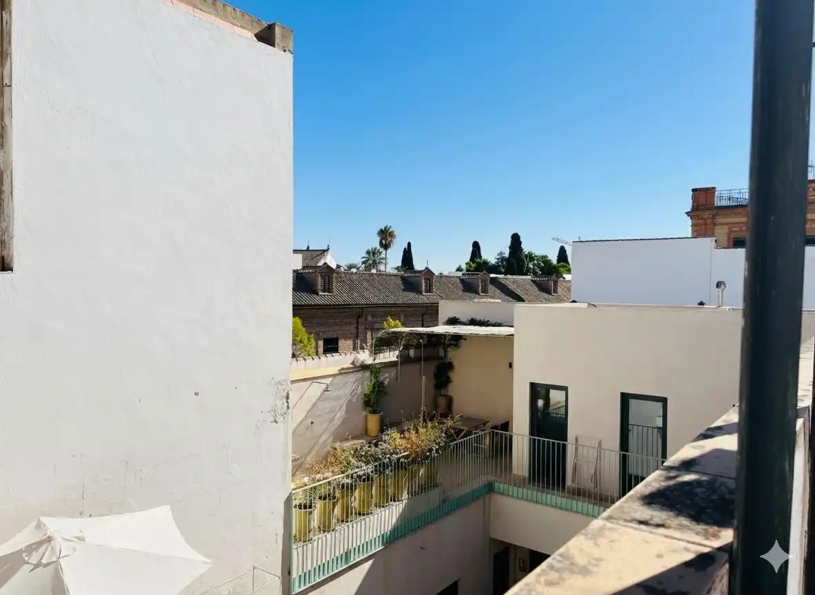 Außenansicht von Wohnung zur Miete in Sevilla mit Klimaanlage