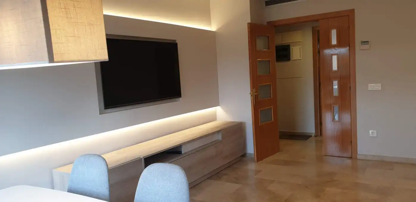 Living room of Flat for rent in Alicante / Alacant  with Air Conditioner, Terrace and Furnished