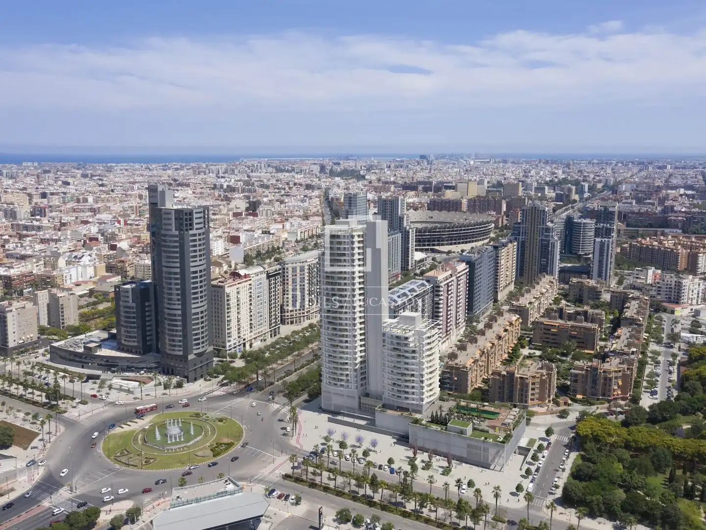 Außenansicht von Dachboden zum Verkauf in Valencia mit Klimaanlage, Heizung und Terrasse