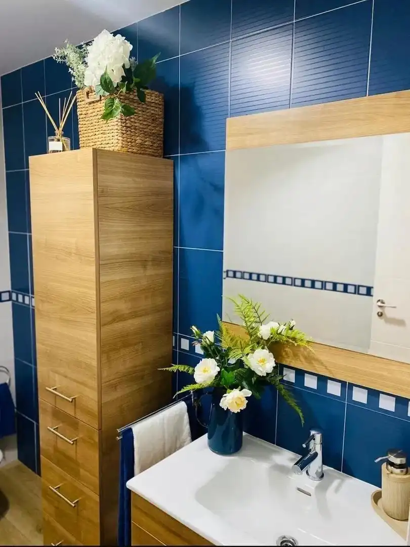 Badezimmer von Wohnung zum Verkauf in Chiva mit Klimaanlage, Terrasse und Balkon