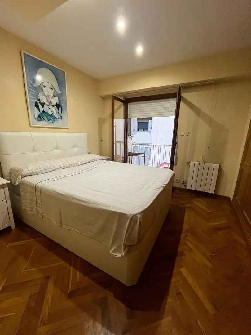 Schlafzimmer von Wohnung zur Miete in Castellón de la Plana / Castelló de la Plana mit Klimaanlage, Parkett und Möbliert