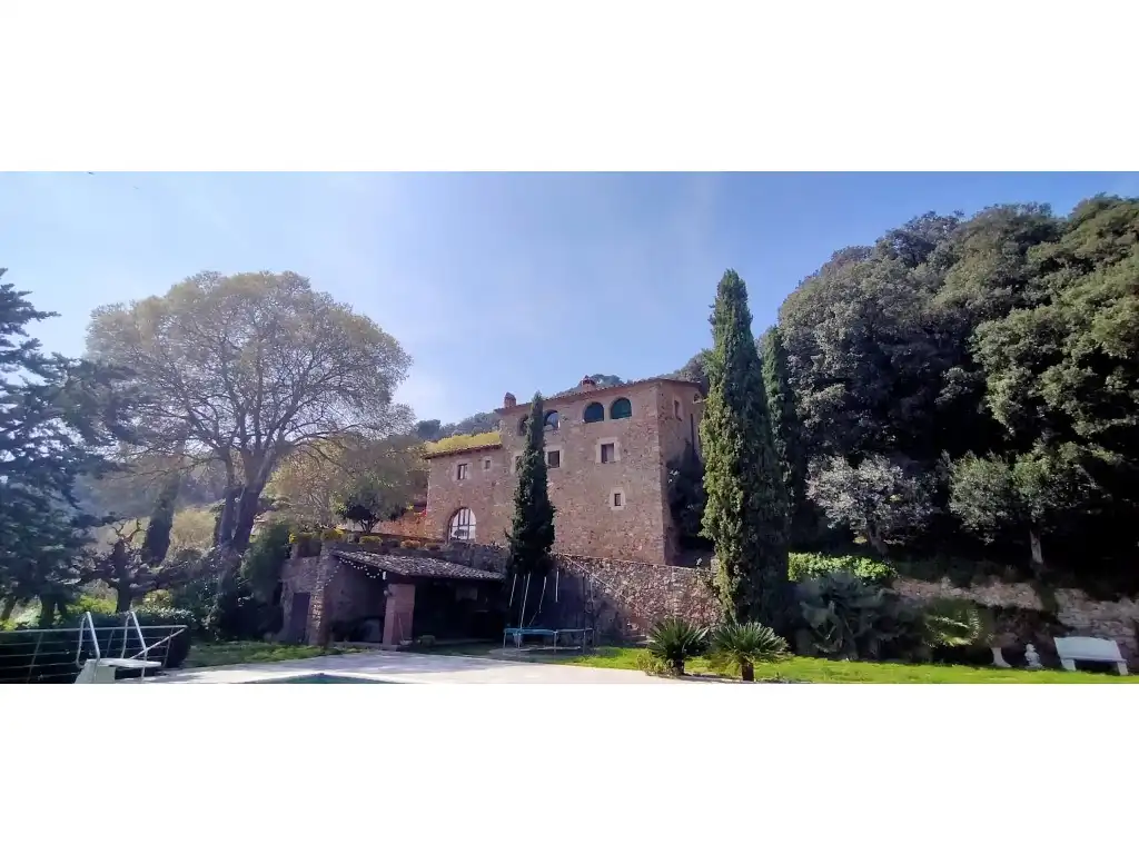Jardín de Finca rústica en venta en Amer con Aire acondicionado