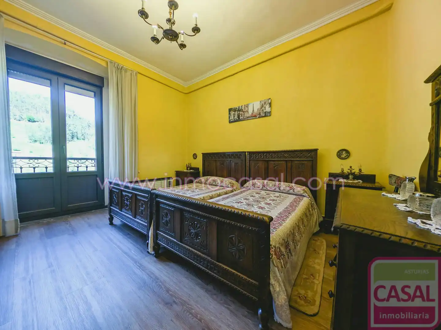 Bedroom of Flat for sale in Mieres (Asturias)  with Heating, Terrace and Storage room