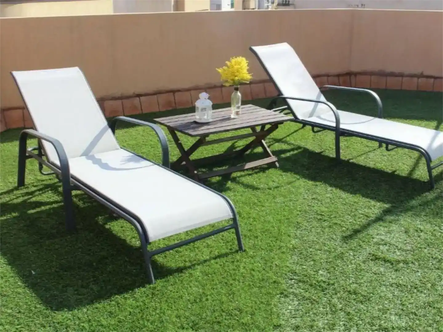 Terrasse von Wohnung zur Miete in  Palma de Mallorca mit Klimaanlage