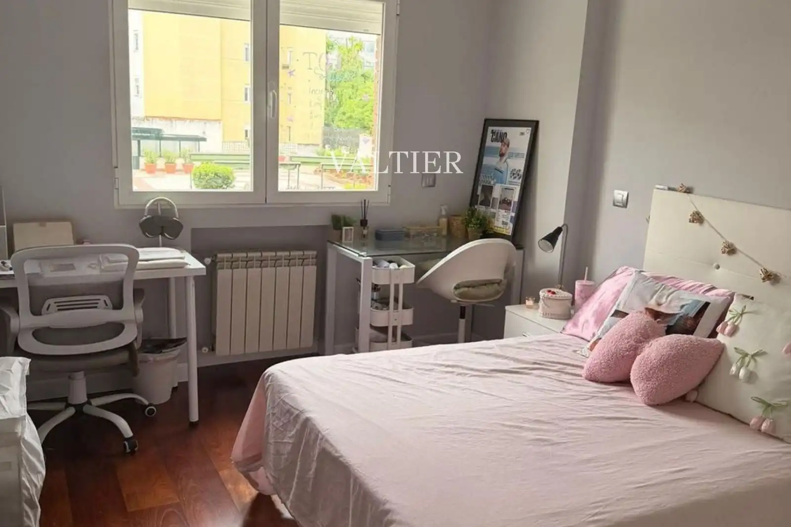 Schlafzimmer von Wohnung zur Miete in Madrid mit Klimaanlage und Möbliert