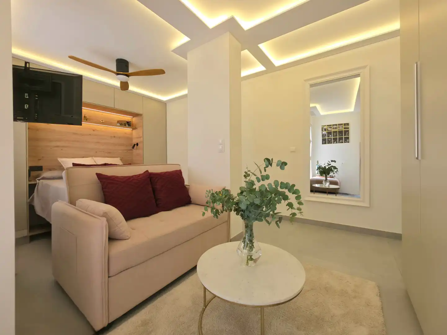 Sala d'estar de Àtic en venda en Alicante / Alacant amb Aire condicionat, Calefacció i Terrassa