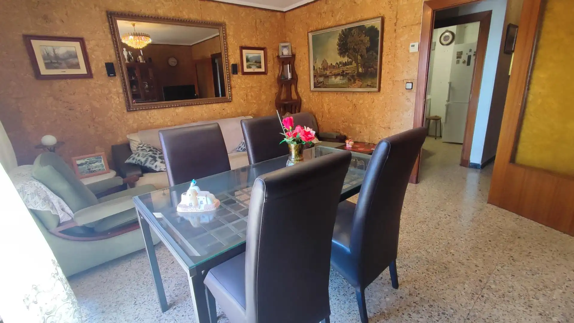 Dining room of Flat for sale in Zaragoza  with Air Conditioner, Heating and Terrace