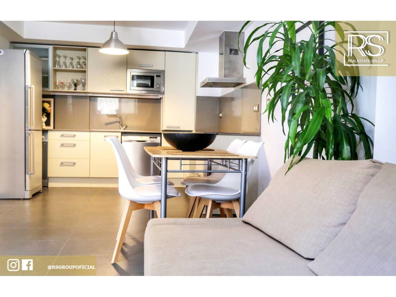 Kitchen of Duplex to rent in  Barcelona Capital  with Air Conditioner, Heating and Parquet flooring