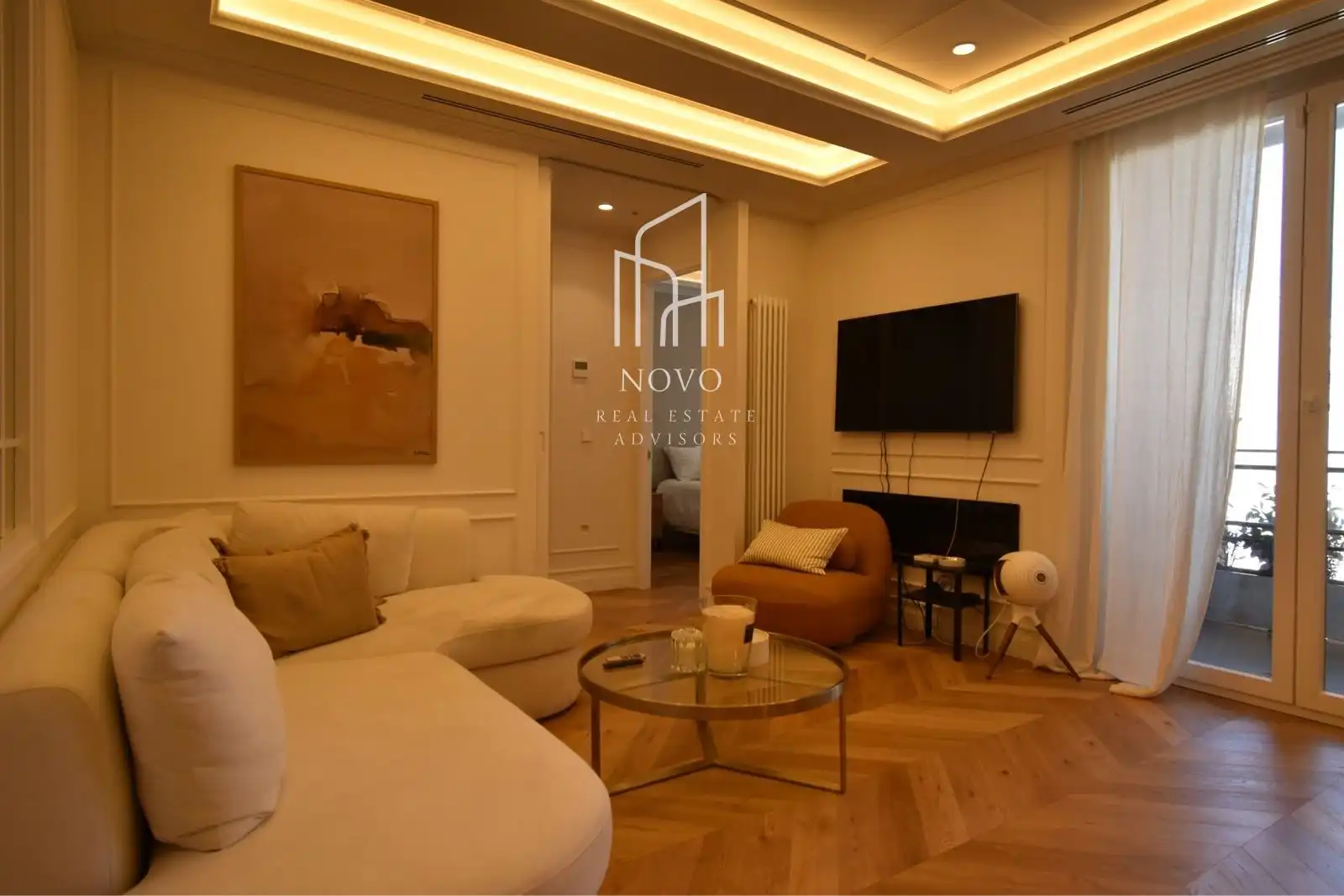 Sala d'estar de Pis de lloguer en Madrid amb Aire condicionat, Calefacció i Terrassa