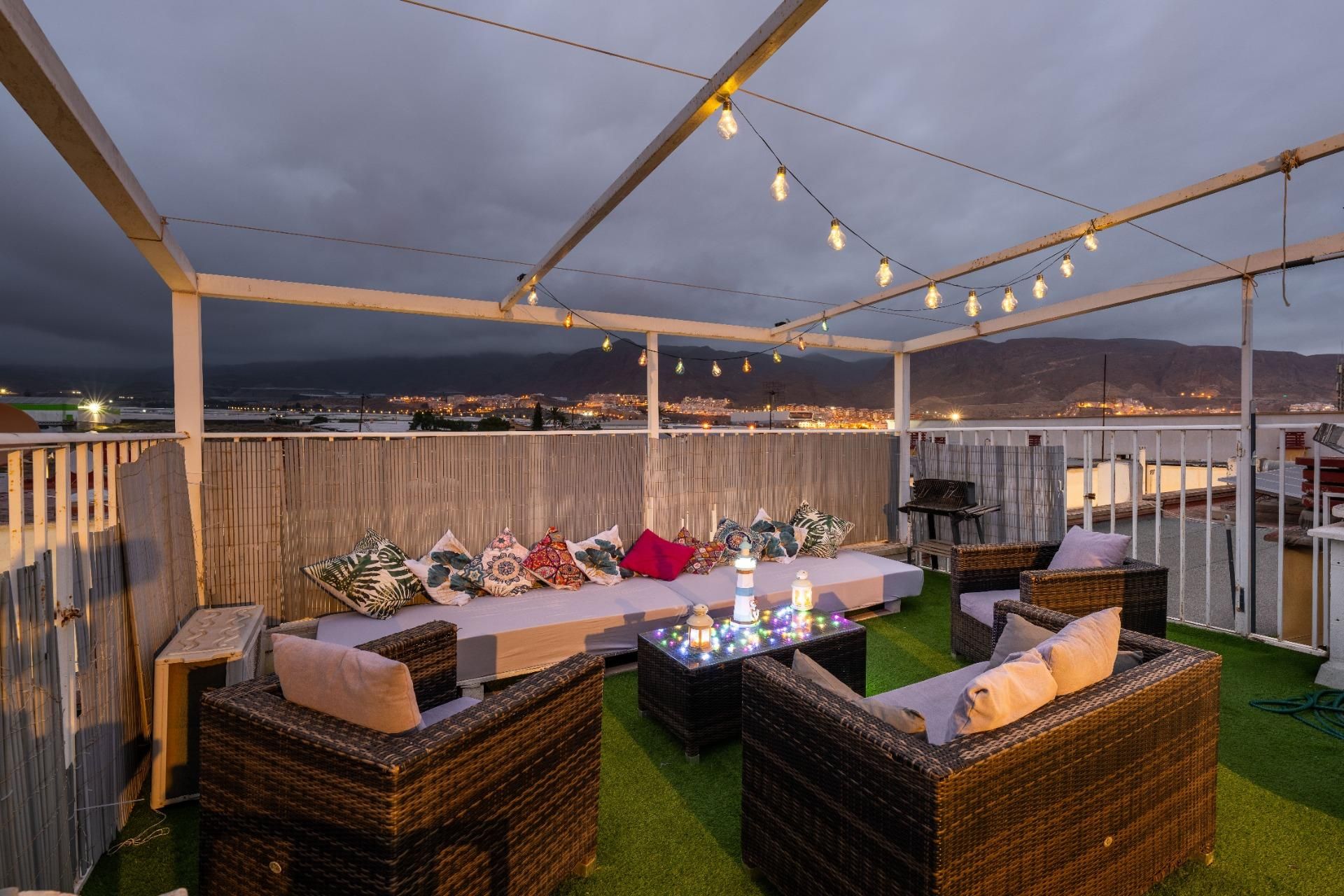 Terrace of Flat for sale in Roquetas de Mar